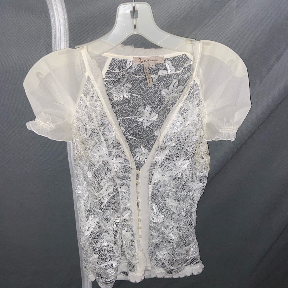 Sheer BCBG Top✨✨✨